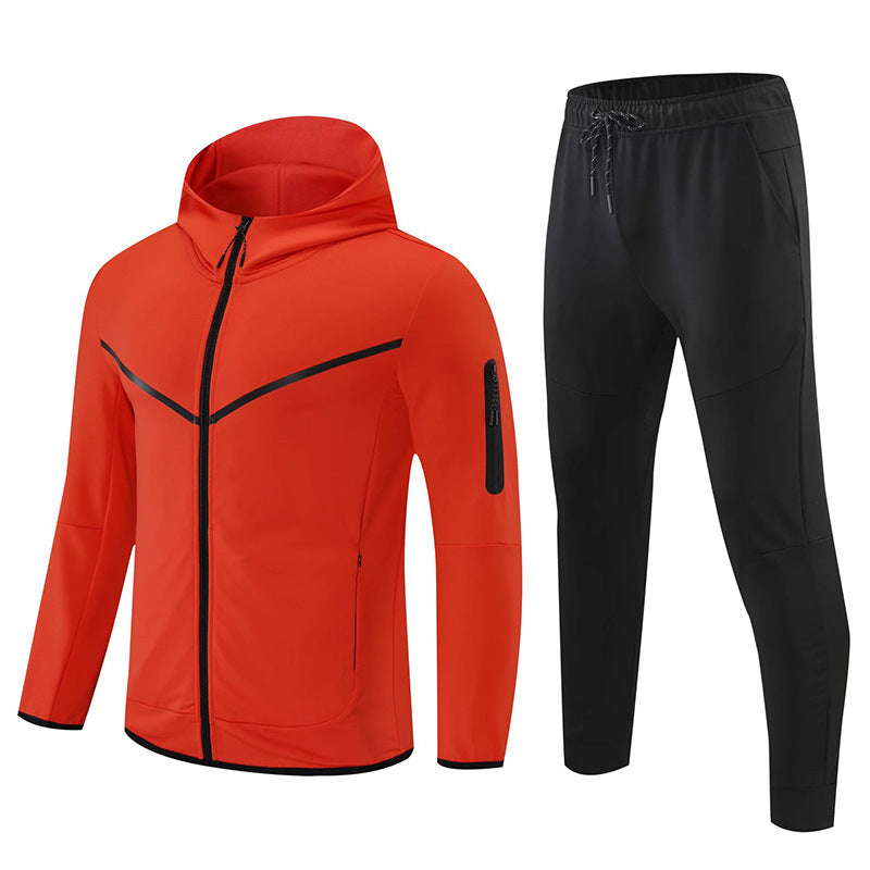 Men's casual sports faux cotton sweater set - view 3